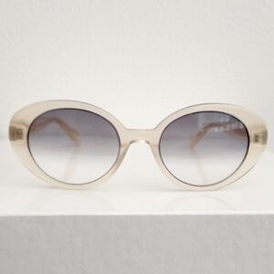 KREWE Blonde Oval Glasses